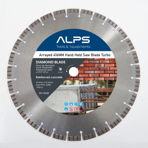 ALPS Arrayed Diamond Blade for Hand Held Saw 416mm for Australia and New Zealand ALPS Arrayed Diamond Blade for Hand Held Saw 416mm for Australia and New Zealand