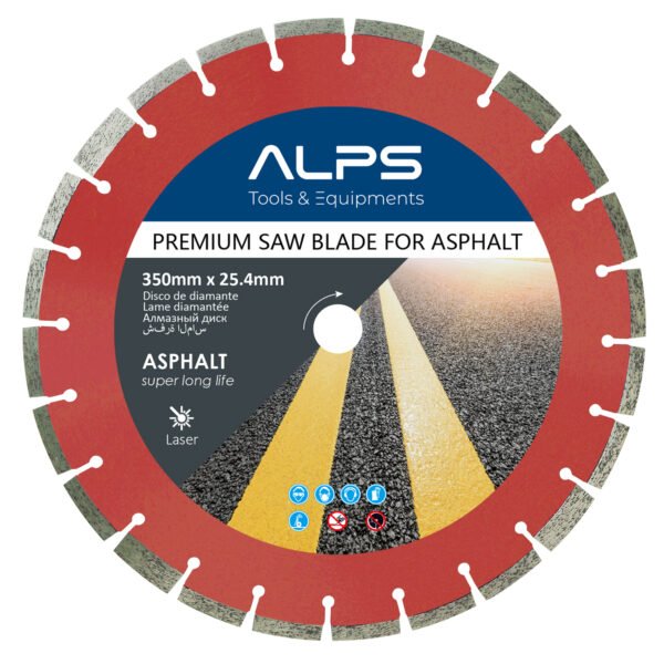 Premium Laser Welded Diamond Blade for Asphalt 350mm - 900mm
