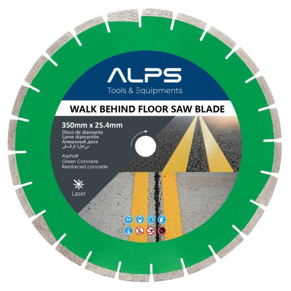 High-Efficiency and Durable Walk-Behind Floor Saw Blade 350MM
