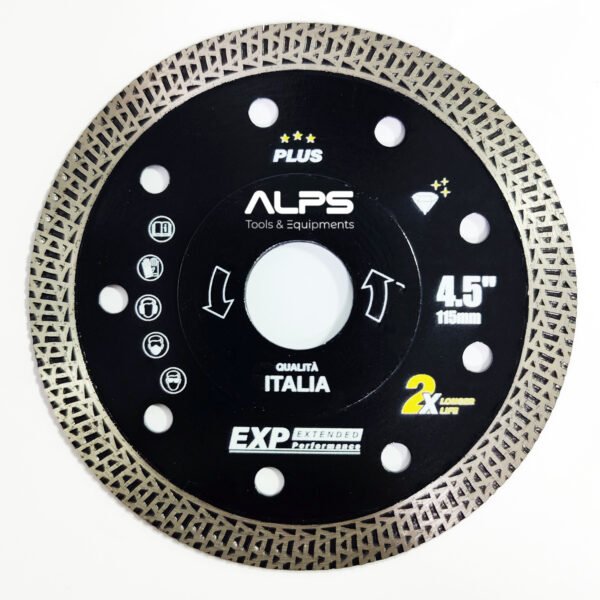 Super Thin Continuous Mesh Rim Diamond Blade for Porcelain & Ceramic Tiles (1) Super Thin Continuous Mesh Rim Diamond Blade for Porcelain & Ceramic Tiles
