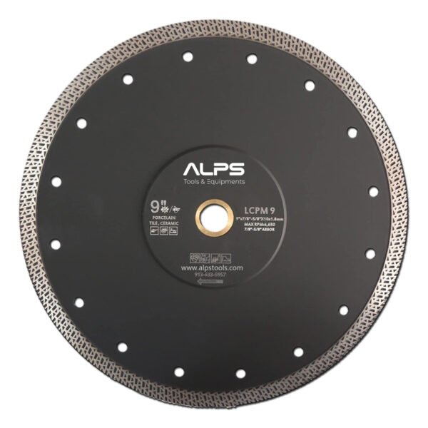 Super Thin Continuous Mesh Rim Diamond Blade for Porcelain & Ceramic Tiles (2) Super Thin Continuous Mesh Rim Diamond Blade for Porcelain & Ceramic Tiles