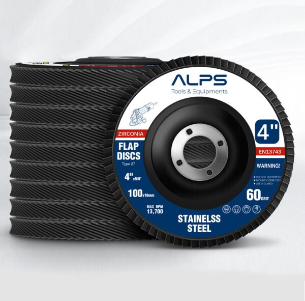 FLAP DISCS FOR STAINLESS STEEL