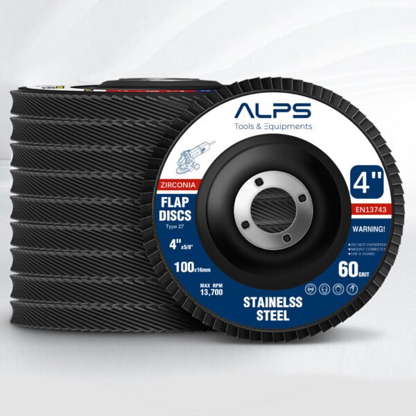 FLAP DISCS FOR STAINLESS STEEL