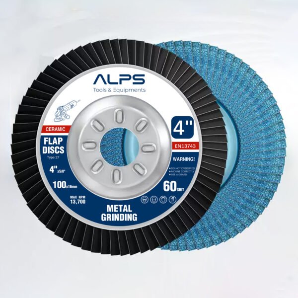 FLAP DISCS FOR STAINLESS STEEL STEEL BACKING