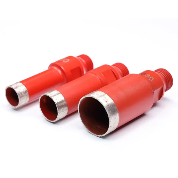 Continuous Rim Diamond Core Bits for Stone, Granite, Quartzite & Porcelain Tile