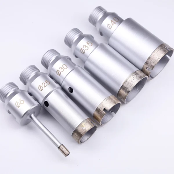 Crown Segment Diamond Core Bits for Stone, Granite, Quartzite & Porcelain Tile