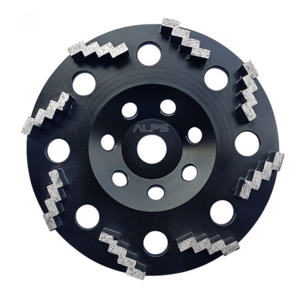 ALPS Zigzag Shape Segment Diamond Cup Wheels 102mm - 180mm