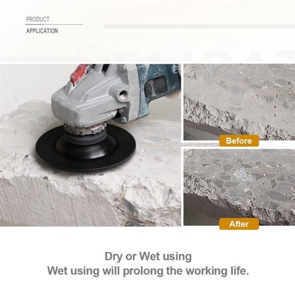 Sintered Diamond Rhombus-Shaped Grinding Cup Wheel Cutting Wheel for Rough Grinding Concrete Masonry Marble (1) Sintered Diamond Rhombus-Shaped Grinding Cup Wheel Cutting Wheel for Rough Grinding Concrete Masonry Marble